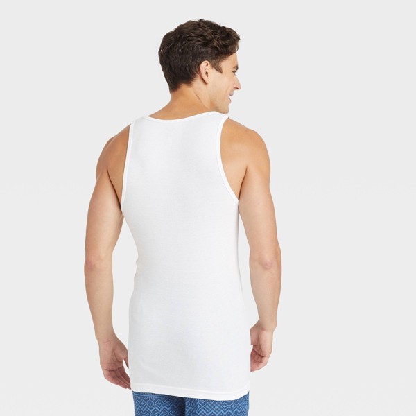 Paquete de 4 playeras de tirantes acanaladas para hombre - Goodfellow & Co™ 3