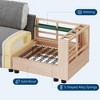 Modular Sectional Sofa, L-Shaped Convertible Sectional Couches with Ottoman, Oversized Modular Couch for Living Room - 4 of 4