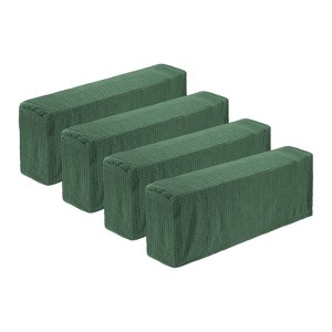 Unique Bargains Breathable Scratch Resistant Washable Plaid Armchair Covers 4 Pcs - 1 of 4