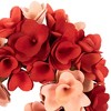 Northlight Wooden Flower Artificial Valentine's Day Wreath - 15" - Red and Pink - 3 of 4