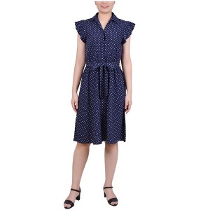 NY Collection Womens Floral Fit & Flare Dress - 1 of 1