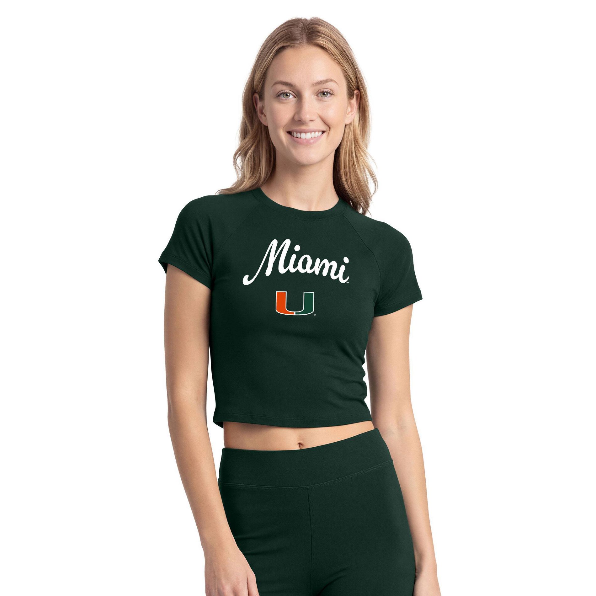 NCAA Miami Hurricanes Women's Modal Pajama Top