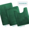 Hearth & Harbor Bathroom Rugs, Ultra Soft Velvet Memory Foam Bath Mats with PVC Backing - 3 of 4