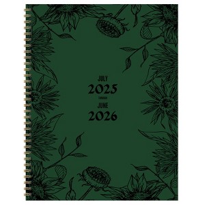 TF Publishing July 2025 - June 2026 Garden of Green Large Weekly Monthly Planner - 1 of 4