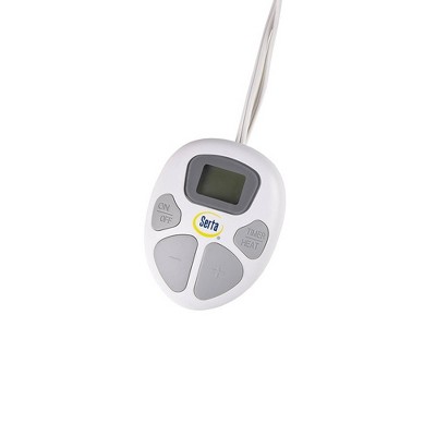 Full Light Grey Plush Heated Blanket with Controller