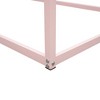 Vynxaria Twin Size Metal House Bed with Trundle - Stylish & Space-Saving Solution - 3 of 4