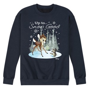 Men's - Disney - Christmas - Up To Snow Good Graphic Fleece Sweatshirt - 1 of 4