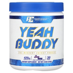 Ronnie Coleman Signature Series, Yeah Buddy, Pre-Workout Energy Powder, Sour Berry, 9.5 oz (270 g) - 1 of 4