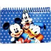 Disney Mickey and Minnie Mouse Drawstring Backpacks Plus Lanyards with Detachable Coin Purse and Autograph Books (Set of 6) (Dark Blue - Dark Blue) - 4 of 4
