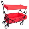Garden Shopping Beach Shopping Cart, Folding Cart, Umbrella Accessories, Camping Cart, Camping Outdoor Picnic Beach - 2 of 4