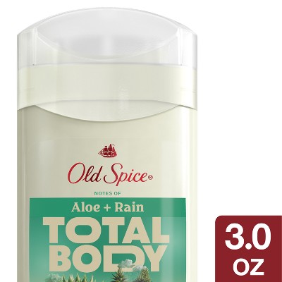 Old Spice Total Body - Whole Body Deodorant - Aloe and Rain - 3oz