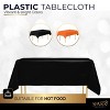 Plastic Tablecloth Disposable, Tablecloths for Rectangle Tables 54 inch. x 108 inch. Fits Tables Up to 8 Feet, Table Cloth for Party - SparkSettings - 4 of 4