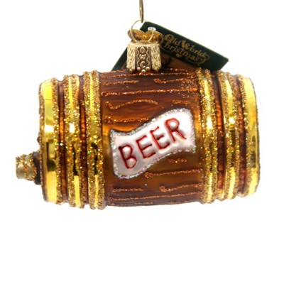 Old World Christmas Beer Keg Ornament Ale Malt  -  Tree Ornaments