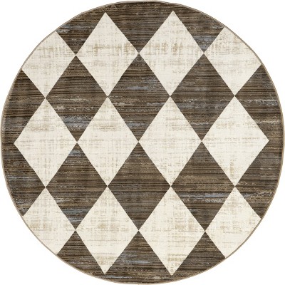 Nuloom Meline Checkered Fringe Indoor Area Rug