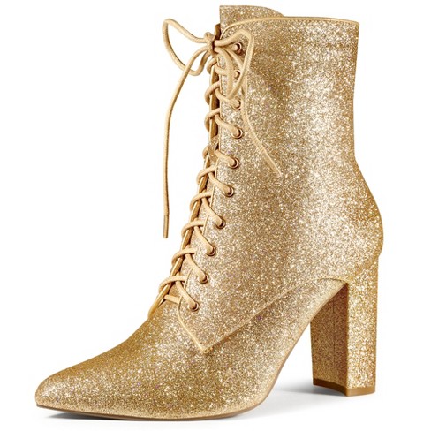 Target sale gold boots