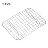 Unique Bargains 304 Stainless Steel Cooling Baking BBQ Grill Net 2 Pcs - 3 of 4