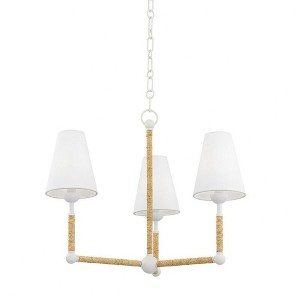 Mitzi Mariana 3 - Light Chandelier in  Textured White - 1 of 4