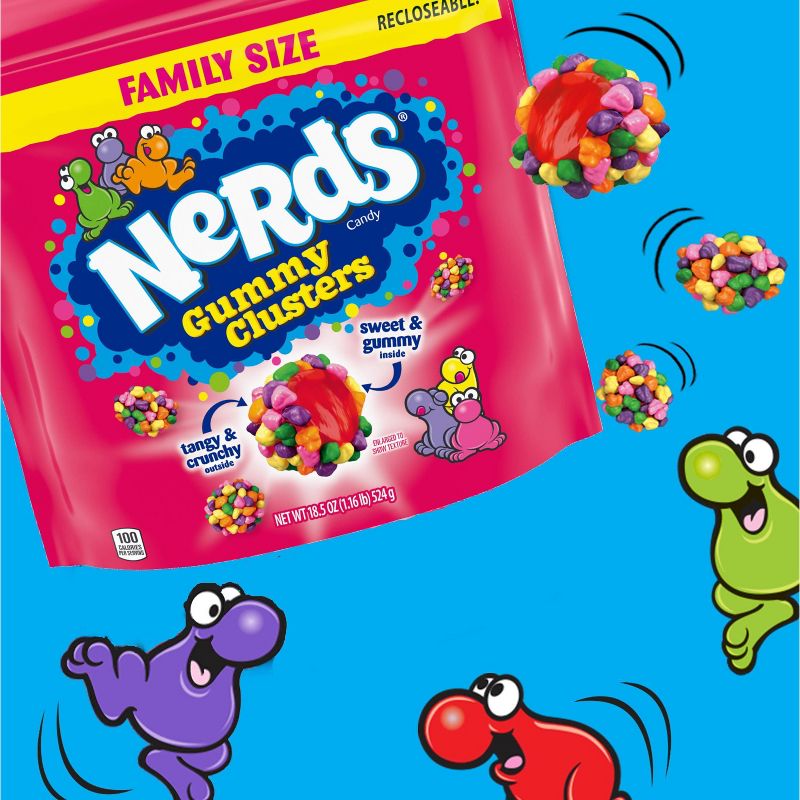 Nerds Gummy Clusters Family Size Candy - 18.5oz, 3 of 8