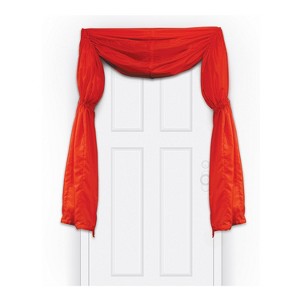 Beistle Fabric Red Curtain/Bunting, 12', (1/Pkg) Red - 1 of 1