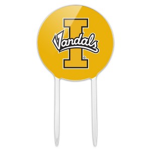 University of Idaho Primary Logo Acrylic Cake Topper Party Decoration for Wedding Anniversary Birthday Graduation - 1 of 4