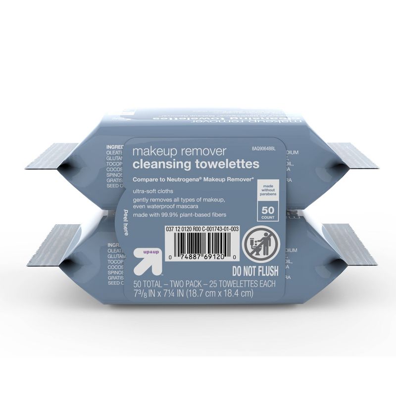 Makeup Remover Facial Wipes - up & up™, 4 of 14