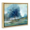 Stupell Industries Rural Blue Tree Abstract Painting Black Framed Floater Canvas Wall Art - 3 of 4