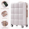 LOVMOR Luggage Set of 3, 20-inch with USB Port, Airline Certified Carry-on Luggage with Cup Holder, ABS Hard Shell Luggage with Spinner Wheels - 4 of 4