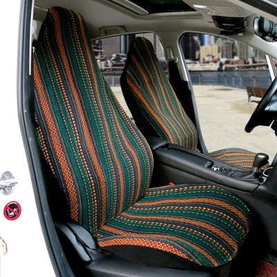 X-Autohaux Universal Bohemian Style for Car SUV Front Seat Covers Multi-Colored 1 Pc