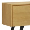 63" Solid Wood TV Media Stand with Handcrafted Finish, Cord Management, and Anti-Tip Kit Included for Living Room and Bedroom - 2 of 4