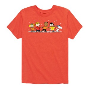 Boys' - Peanuts - Group Skate Short Sleeve Graphic T-Shirt - 1 of 4
