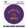 Alcorn Braves Automotive Car Window Locker Circle Bumper Sticker - 2 of 4