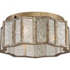 Quoizel Lighting Shrine 3 - Light Flush Mount in  Aged Gold - 4 of 4