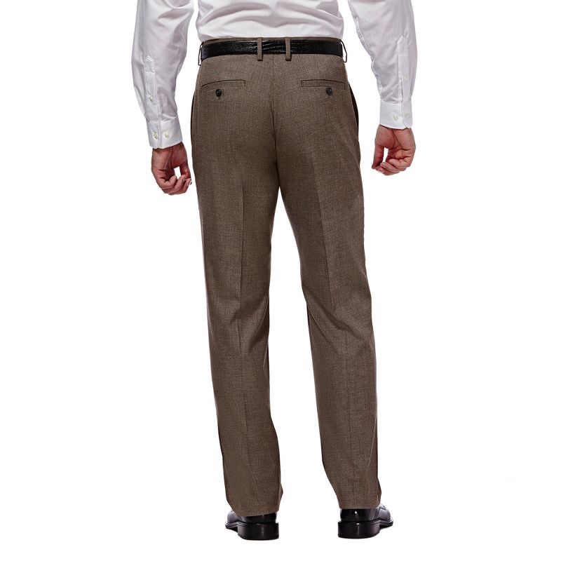 Haggar Men's J.M. Haggar Premium Stretch Classic Fit Flat Front Dress Pant, 3 of 5