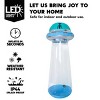 Joyfy 6/9/12 FT Tall Halloween Inflatable Outdoor Decoration, Inflatable Blue UFO with LEDs for Halloween Party Yard Garden Lawn Outside Decoration - 2 of 4