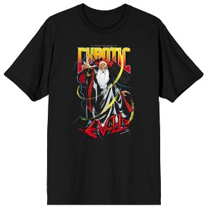 Dungeons & Dragons Chaotic Evil Men's Black Graphic Tee - 1 of 2