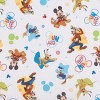 Disney Mickey Mouse Blue, Red, Green, Yellow, and White, Donald Duck, Pluto, and Goofy, Fun Starts Here Deluxe Easy Fold Toddler Nap Mat - 3 of 4