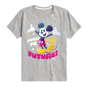 Boys' - Disney - Mickey Point To The Future Short Sleeve Graphic T-Shirt - 1 of 4