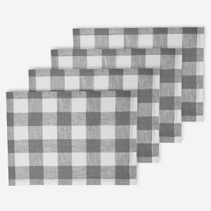 Solino Home Linen Placemats | Buffalo Check - 1 of 4