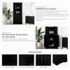 KWPZQEB 69" H Tall Storage Cabinet with 2 Doors, Narrow Storage Unit, Modern Wood Floor Cabinet for Bathroom, Living Room - 3 of 4