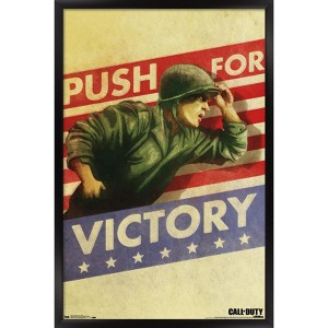 Trends International Call of Duty: WWII - Push Framed Wall Poster Prints - 1 of 4
