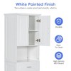 CAVINAS Modern Matte Finish Bathroom Storage Cabinet with 1 Door,1 Drawer,1 OpenShelf&Tilt-Out Laundry Hamper,Freestanding Cabinet for Bathroom - 4 of 4