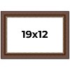 PosterPalooza | Traditional Brown Picture Frame - UV Acrylic, Backing Board, Hanging Hardware Included - 2 of 4