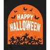Men's - Disney - Happy Halloween Trick Or Treat Silhouette Group Graphic Fleece Sweatshirt - 2 of 4