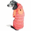 Pet Life (R) Active 'Downward Dog' Heathered Performance 4-Way Stretch Two-Toned Full Body Warm Up Hoodie - 2 of 4
