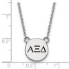 Black Bow Jewelry Sterling Silver Alpha Xi Delta Greek Life Necklace 18 Inch - 2 of 4