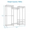 VIPEK V5 6 Tiers Wire Garment Rack Portable Closet Wardrobe, Max Load 890LBS - 3 of 4