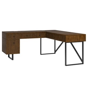 Cyill L shape lift top office desk | ARTFUL LIVING DESIGN - 1 of 4