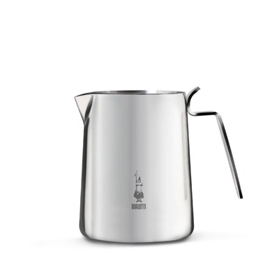 Bialetti Milk Pitcher: Stainless Steel Coffee Maker Accessory for Espresso & Coffee Bar