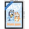 Trends International Bluey (2018) - Bluey and Bingo Dance Mode Framed Wall Poster Prints - 3 of 4