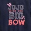 JoJo Siwa Big Bow Jojo Graphic Long Sleeve Fleece Sweatshirt - Navy - 3T - 2 of 3